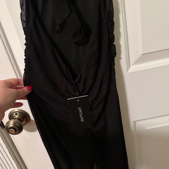 NWT OUTCAST Annika Jumpsuit Black size M - Picture 4 of 5